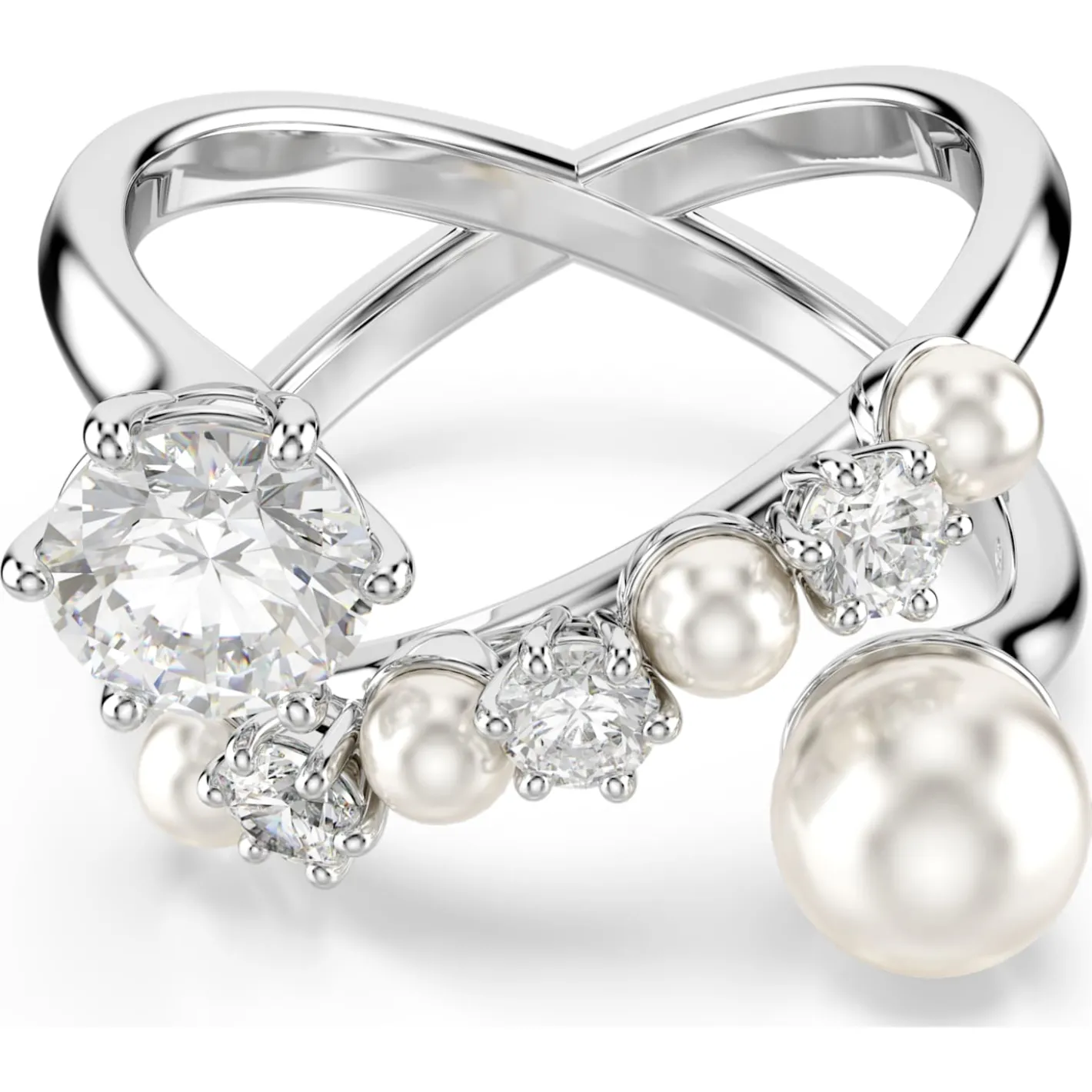 Matrix cocktail ring