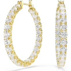 Matrix hoop earrings