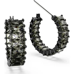Matrix hoop earrings