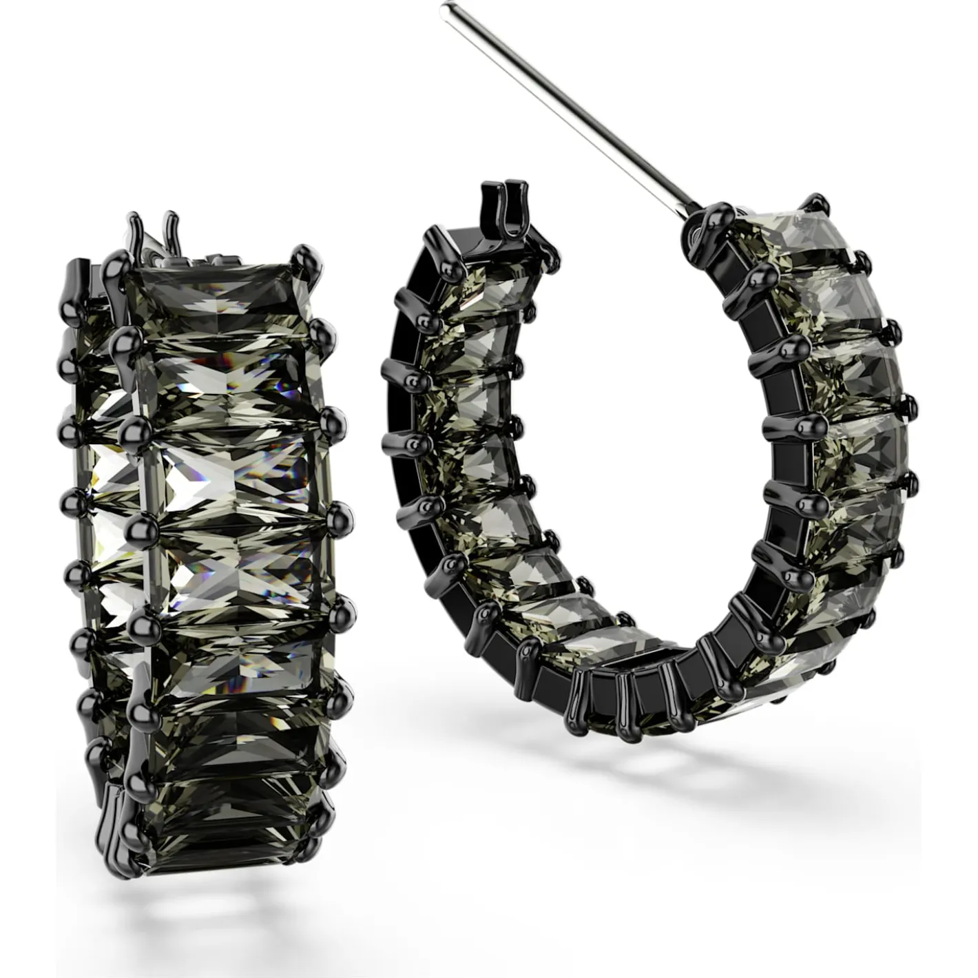 Matrix hoop earrings