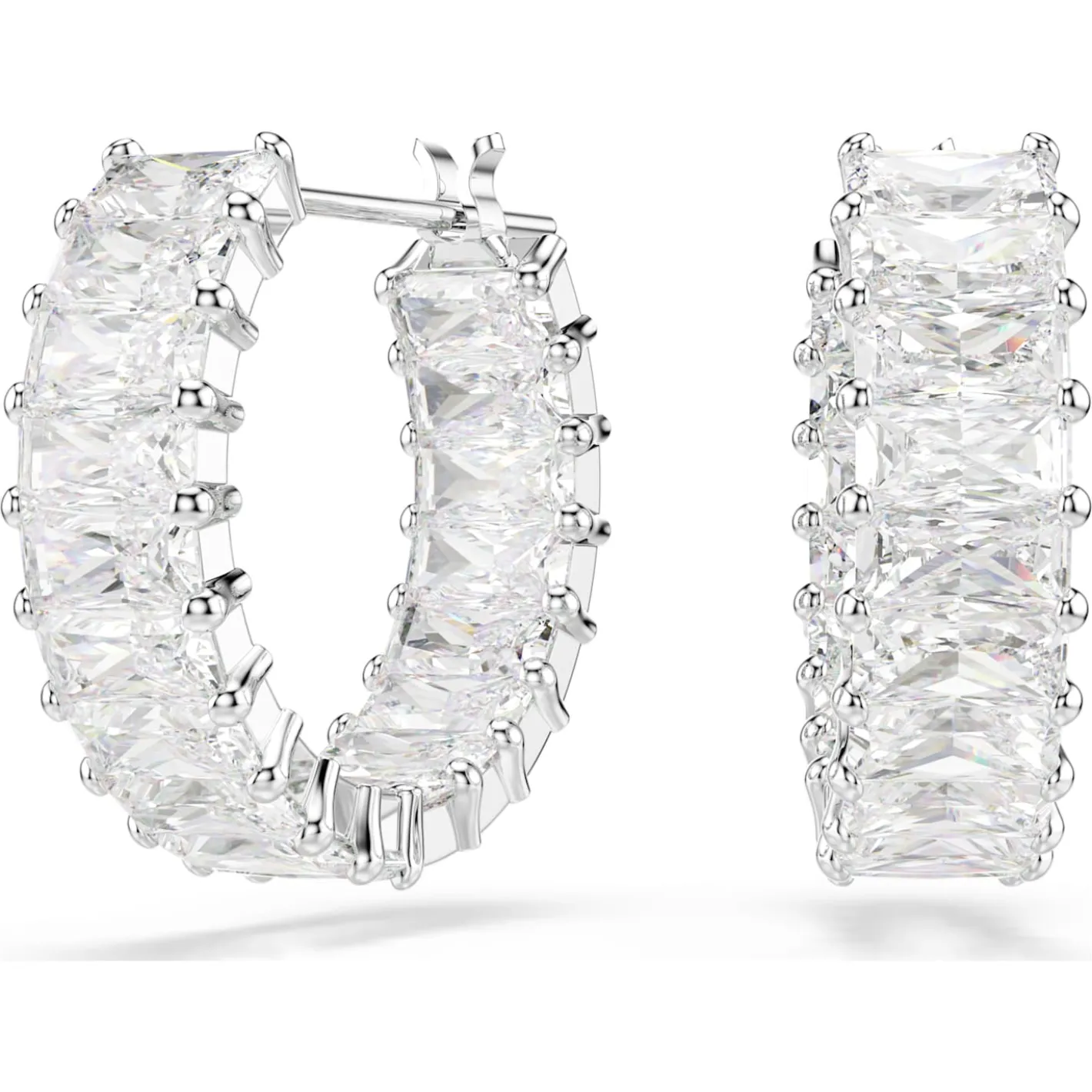 Matrix hoop earrings