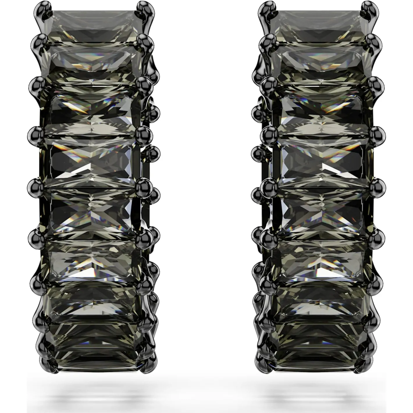 Matrix hoop earrings