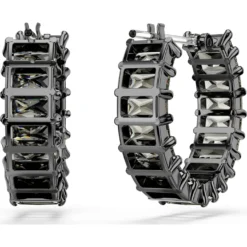 Matrix hoop earrings