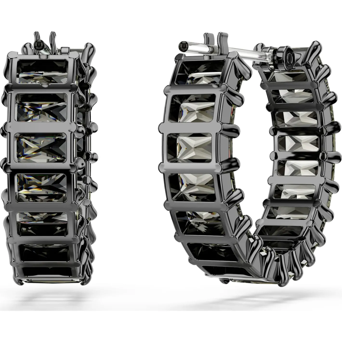 Matrix hoop earrings