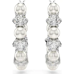 Matrix hoop earrings