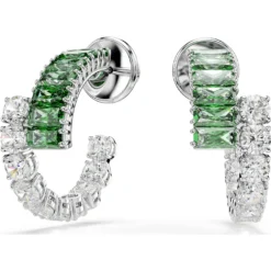 Matrix hoop earrings