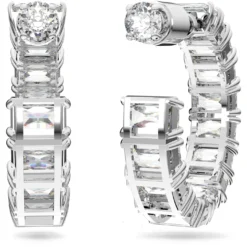 Matrix hoop earrings