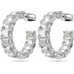 Matrix hoop earrings