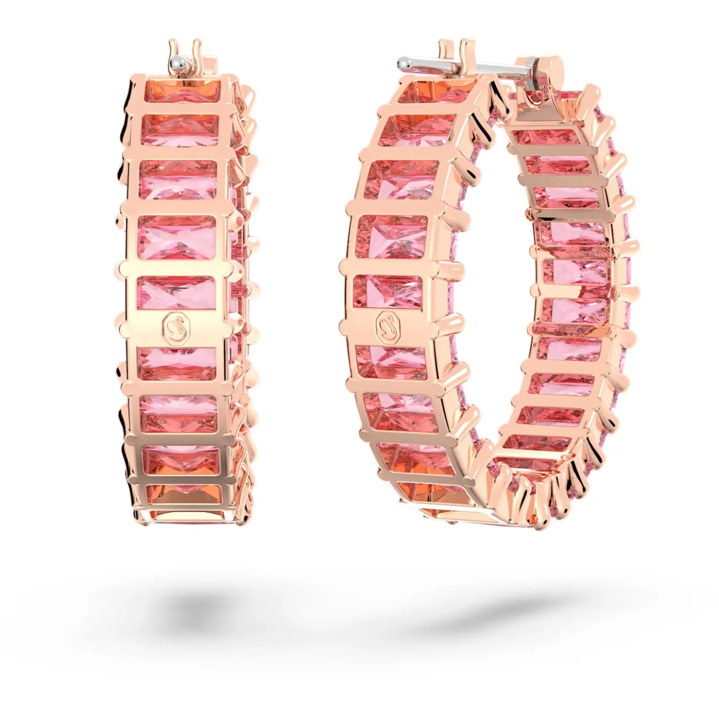 Matrix hoop earrings