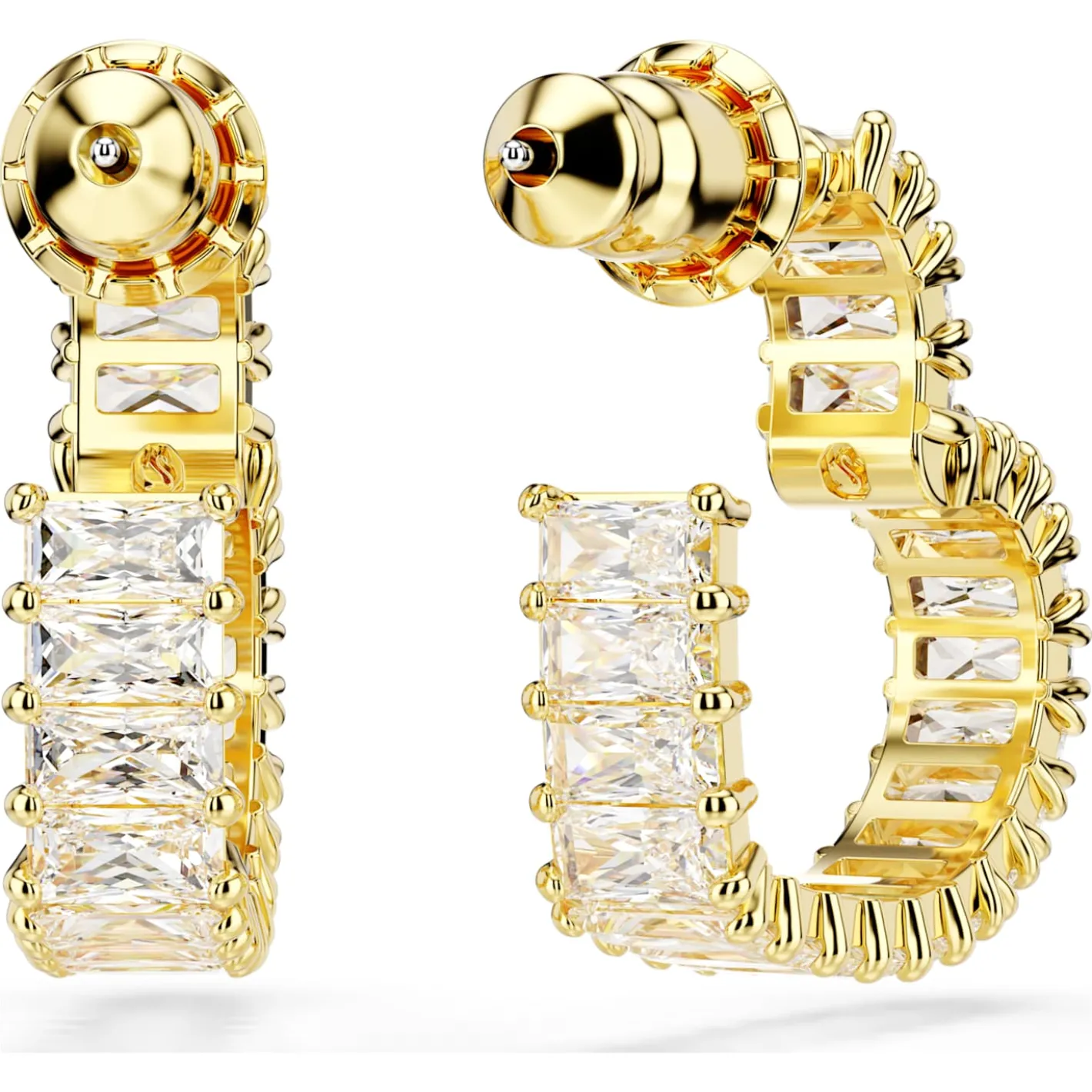 Matrix hoop earrings