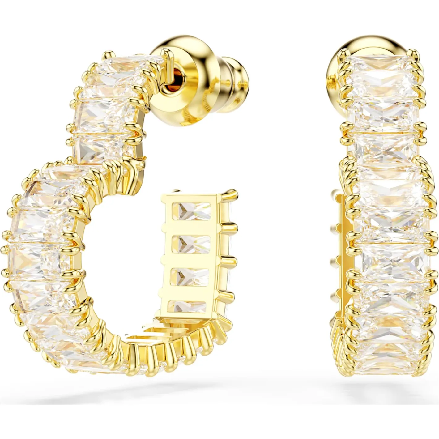 Matrix hoop earrings