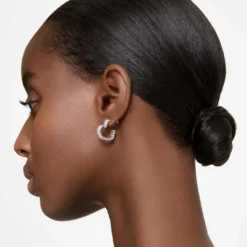 Matrix hoop earrings