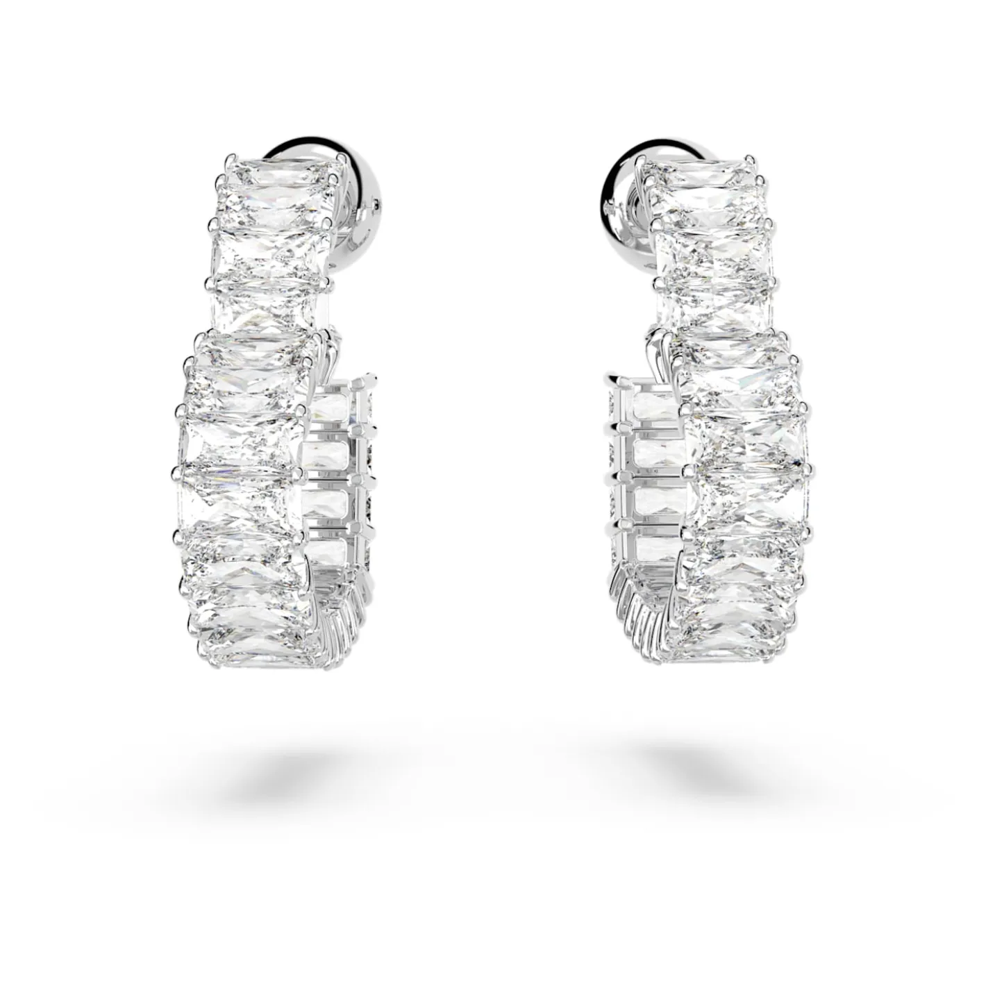 Matrix hoop earrings