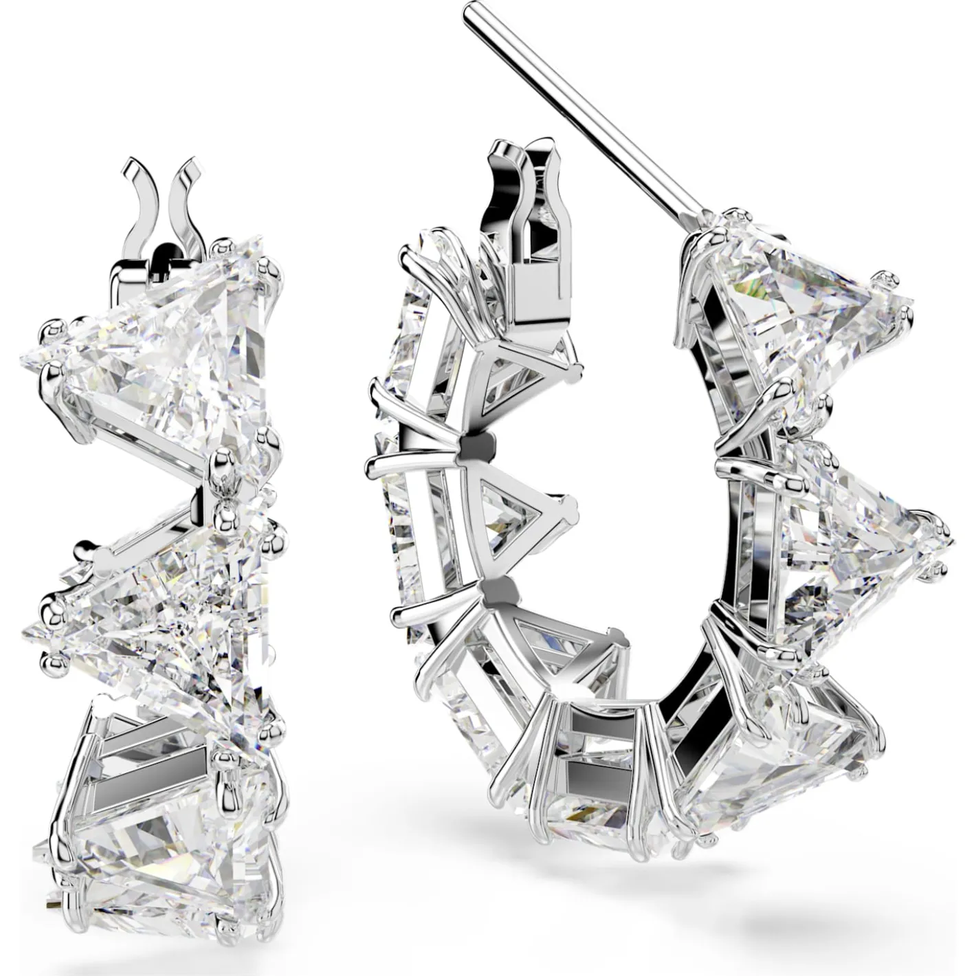 Matrix hoop earrings