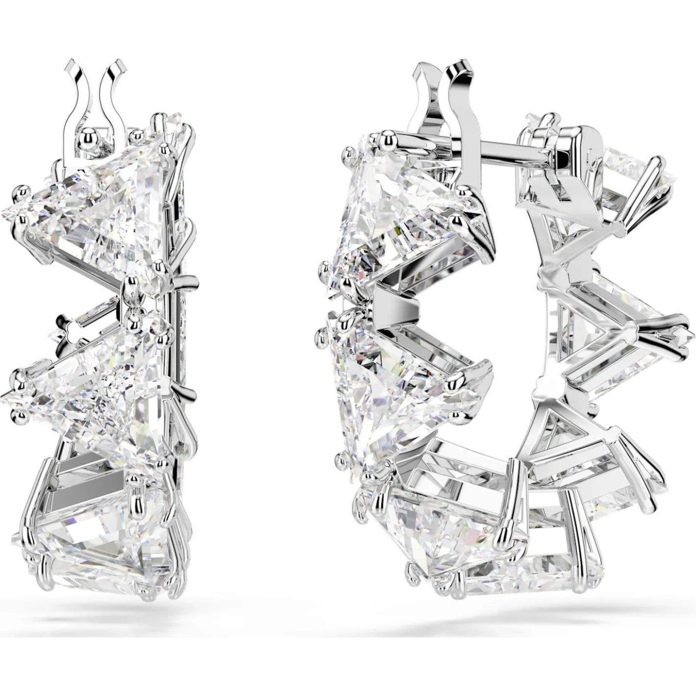 Matrix hoop earrings