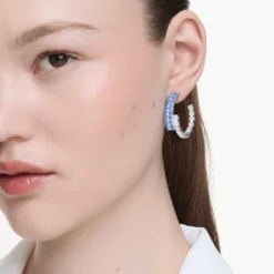 Matrix hoop earrings
