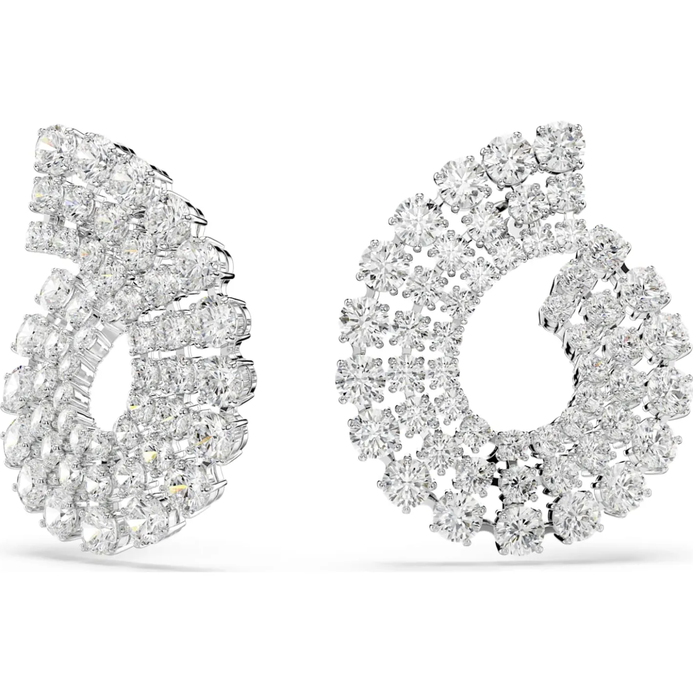 Matrix hoop earrings