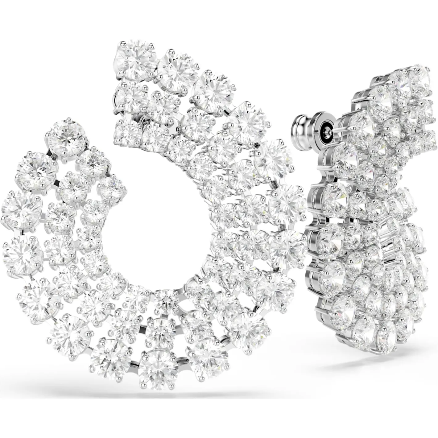 Matrix hoop earrings