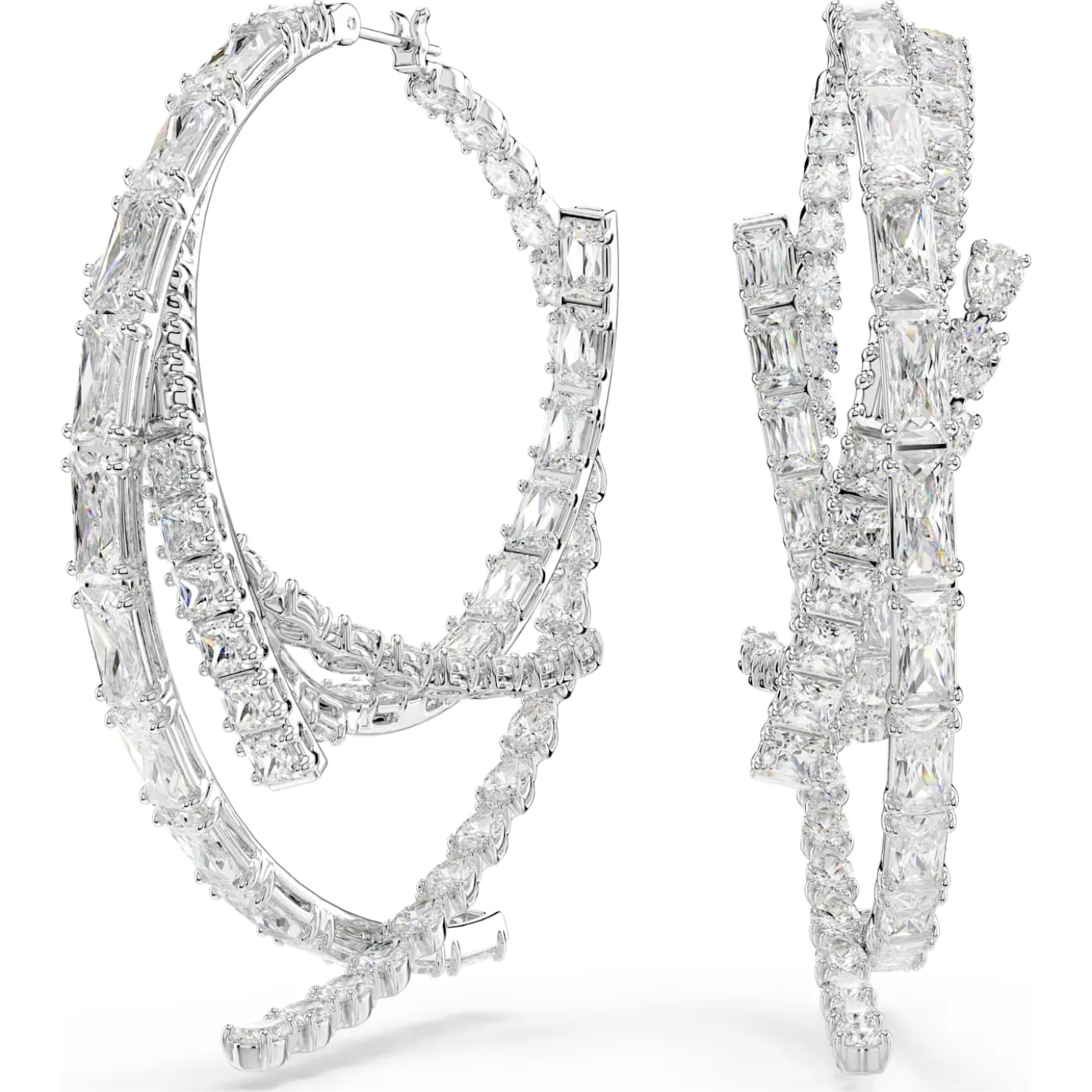 Matrix hoop earrings