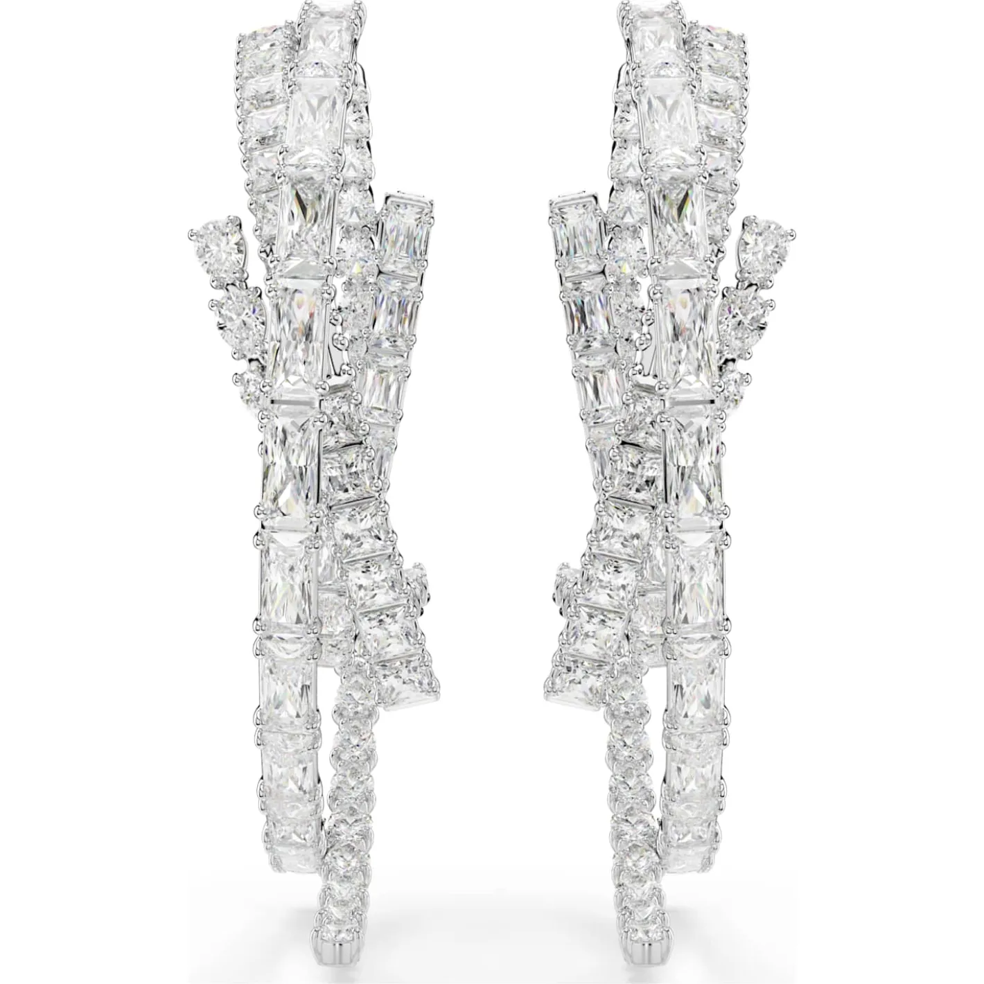 Matrix hoop earrings