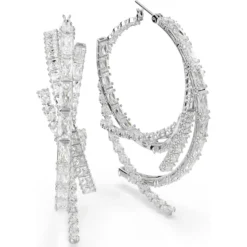 Matrix hoop earrings