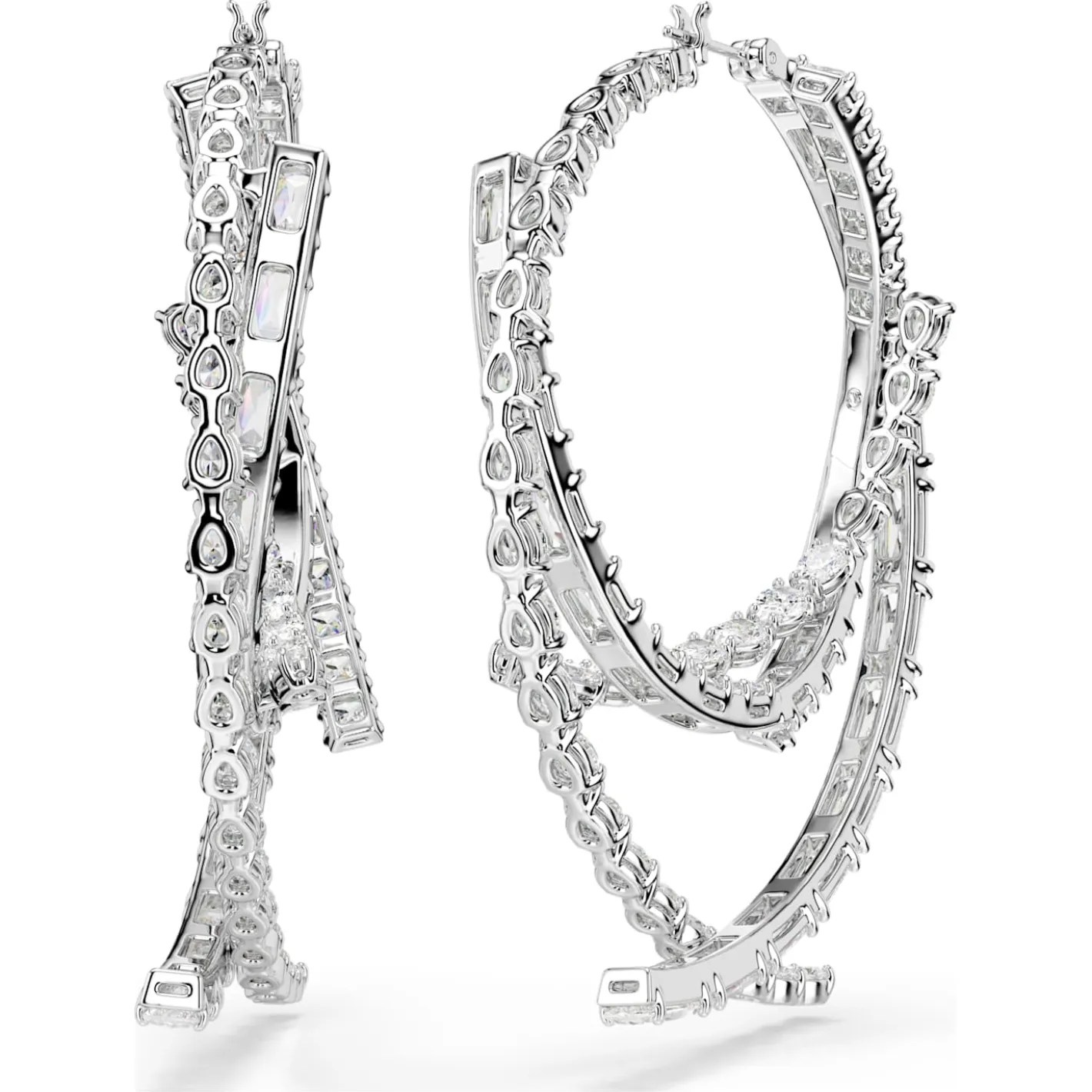 Matrix hoop earrings
