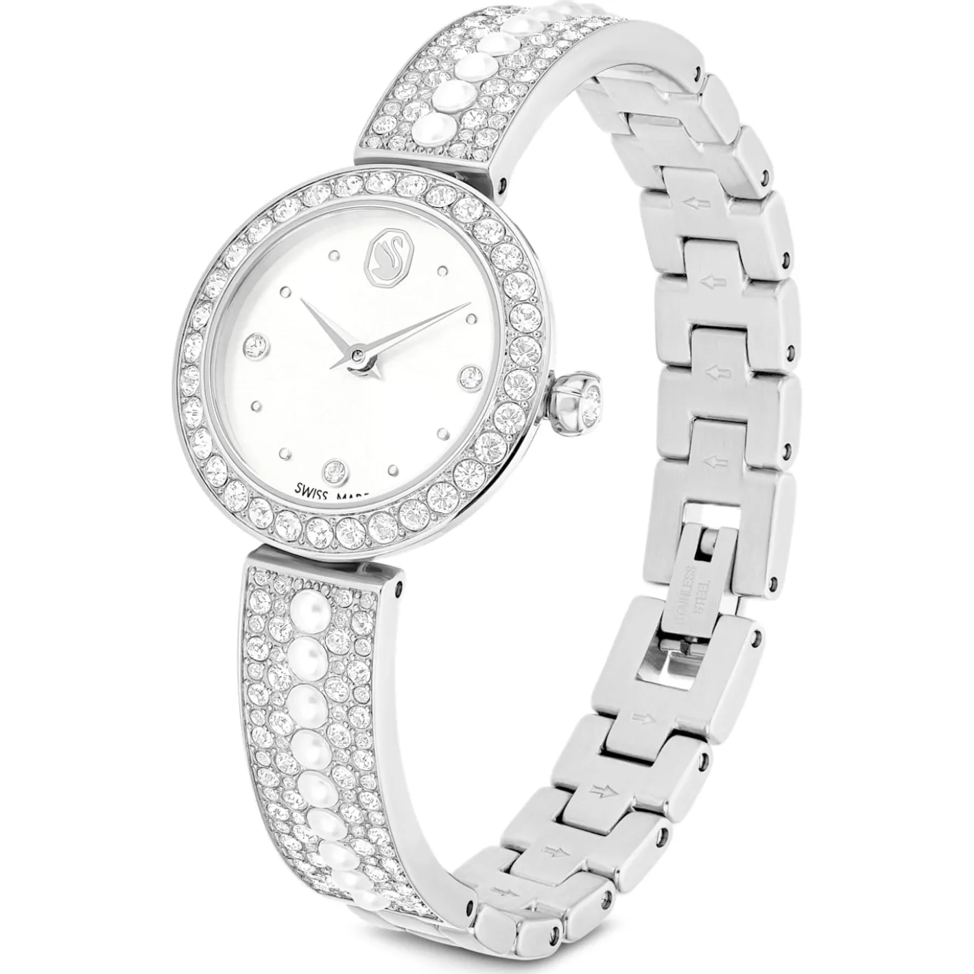 Matrix pearl bangle watch