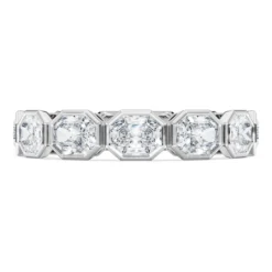 Octagon band ring
