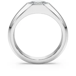 Octagon band ring