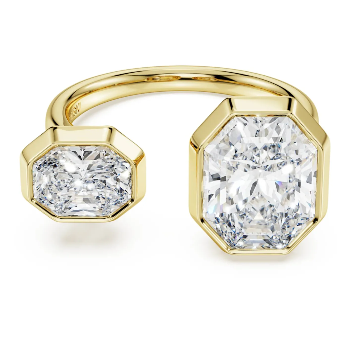 Octagon bezel ring