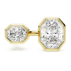 Octagon bezel ring