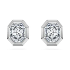 Octagon stud earrings