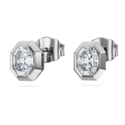 Octagon stud earrings