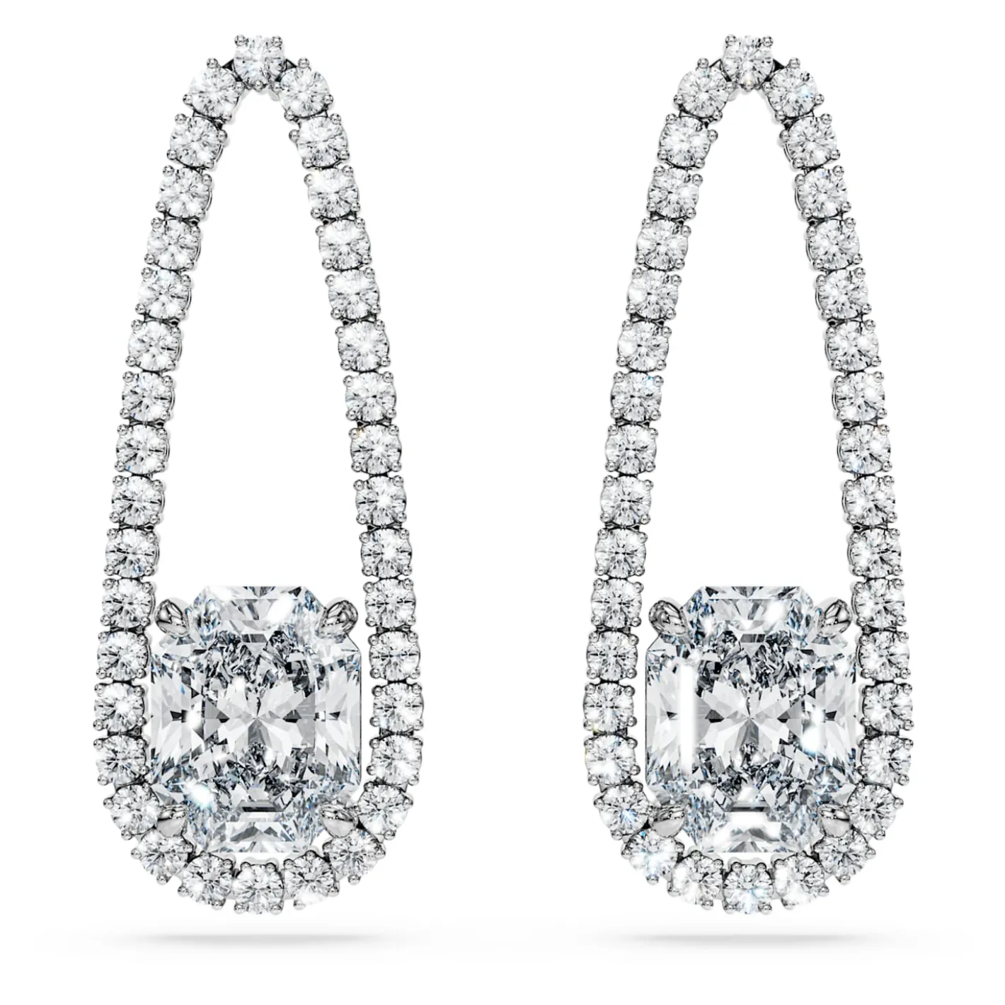 Octagon Tennis earrings