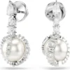 Snake drop earrings