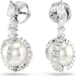 Snake drop earrings