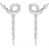 Snake drop earrings
