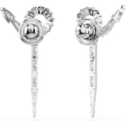 Snake drop earrings