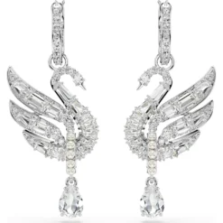 Swan earrings