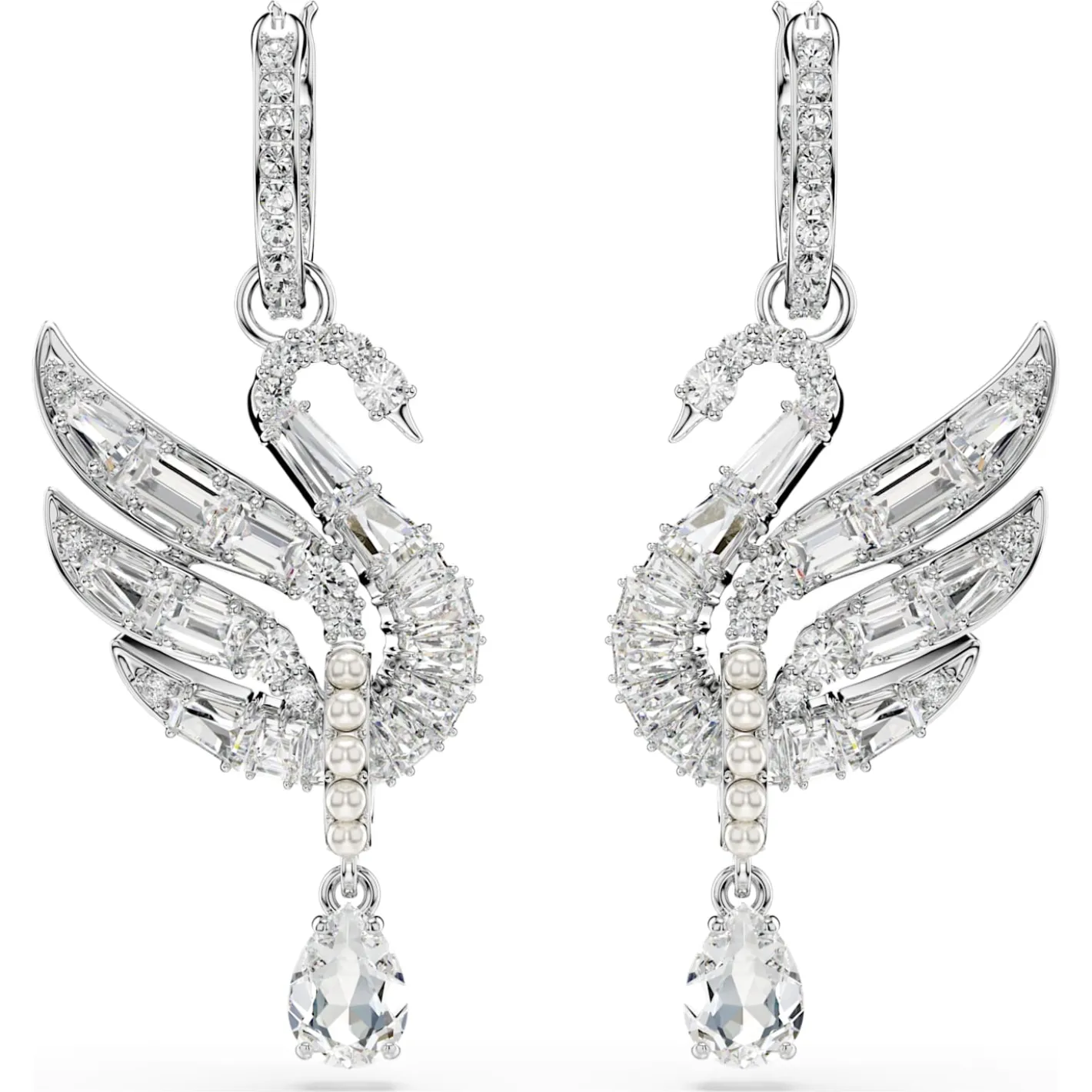 Swan earrings