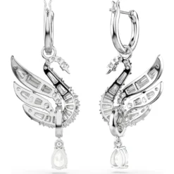 Swan earrings