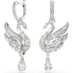 Swan earrings