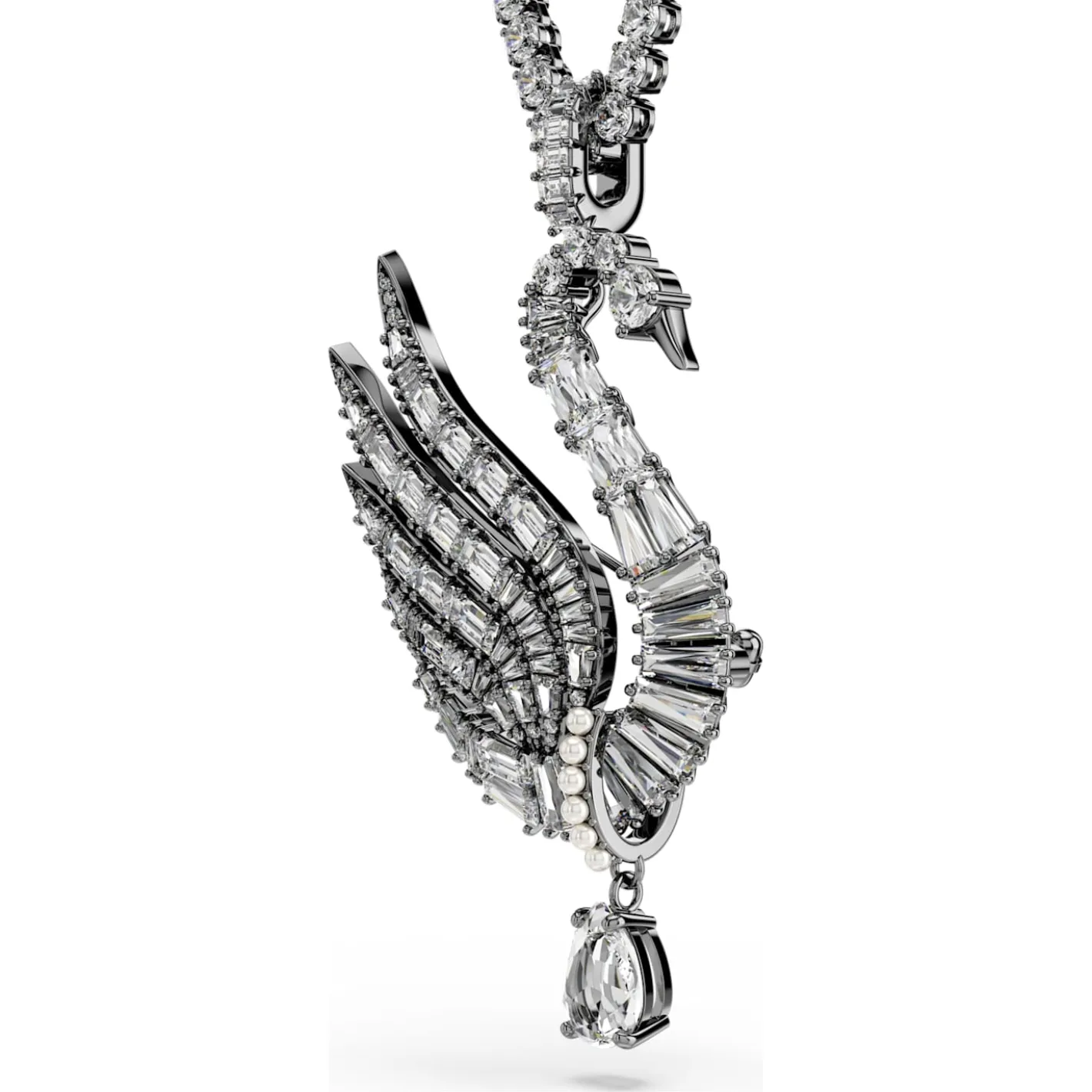 Swan pendant and brooch